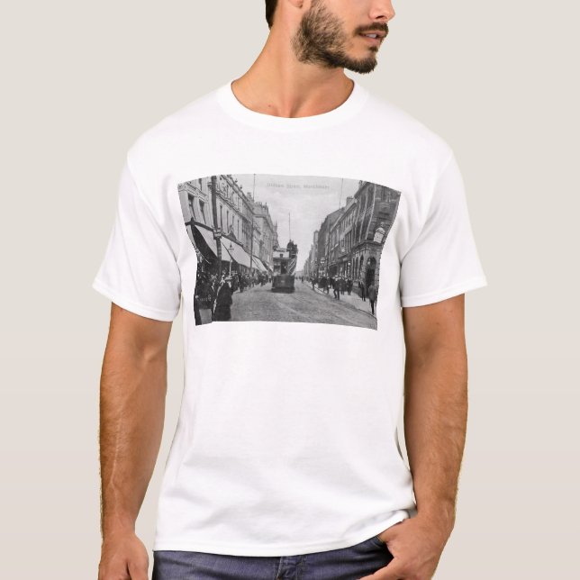 T-shirt Rua de Oldham, Manchester, c.1910 (Frente)