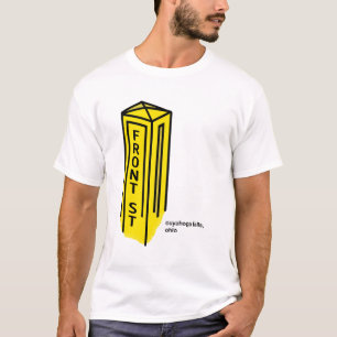 T-shirt Rua dianteira - quedas de Cuyahoga, Ohio S/S