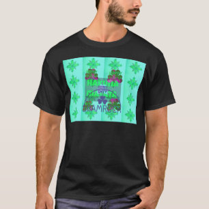 T-shirt Rua do dia de Patrick, Design de padrão de diversã