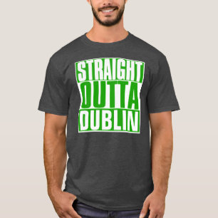 T-shirt RUA DUBLIN DE SAÍDA DO hetero. DIA DE PATRICK
