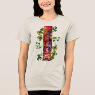 T-shirt Rua EXCALIBUR E SHAMROCKS.Festa de Dia de Patrick