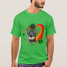 T-shirt Rua. Patricks Day Mini Schnauzer