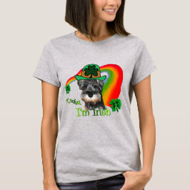 T-shirt Rua. Patricks Day Mini Schnauzer