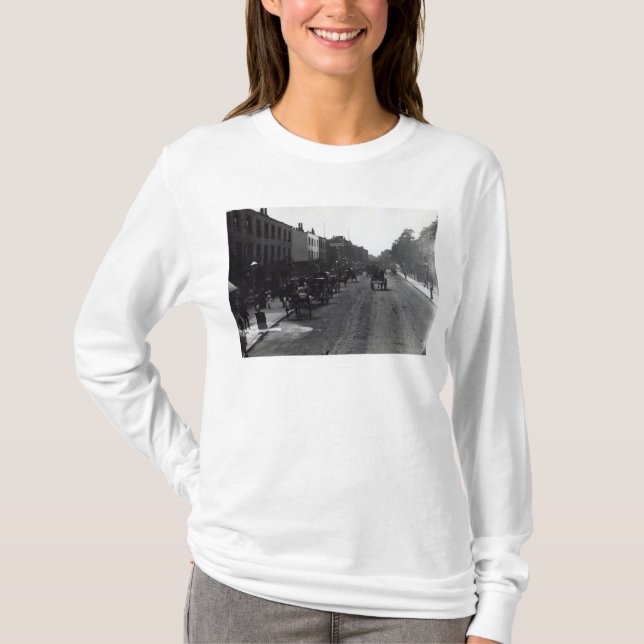 T-shirt Rua principal de Kensington, Londres (Frente)