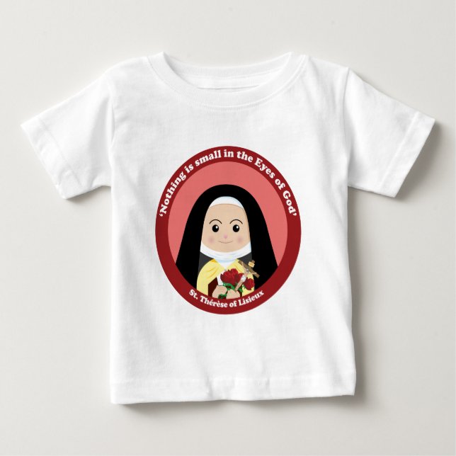 T-shirt Rua. Thérèse de Lisieux (Frente)