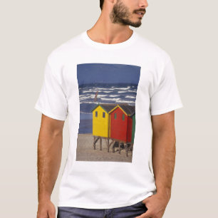 T-shirt Ruas, James Bay Bathing Boxes, perto de Capetown, 