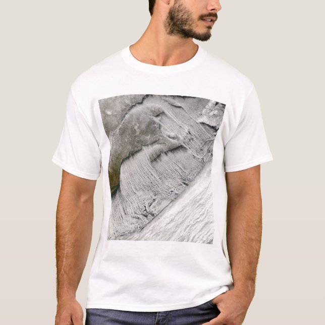 T-shirt Ruas nuvens da Nova Inglaterra e das Maritimes (Frente)