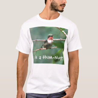 T-shirt Rubi-throated do colibri da Zumbido-Porca