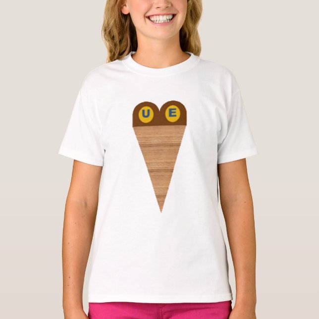 T-shirt Ruffle branco GELOS UE (Frente)