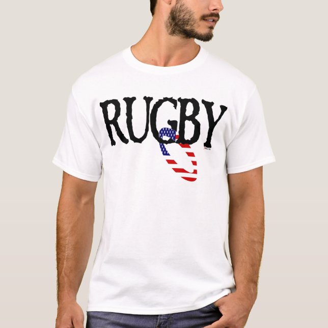 T-shirt Rugby - americana (Frente)