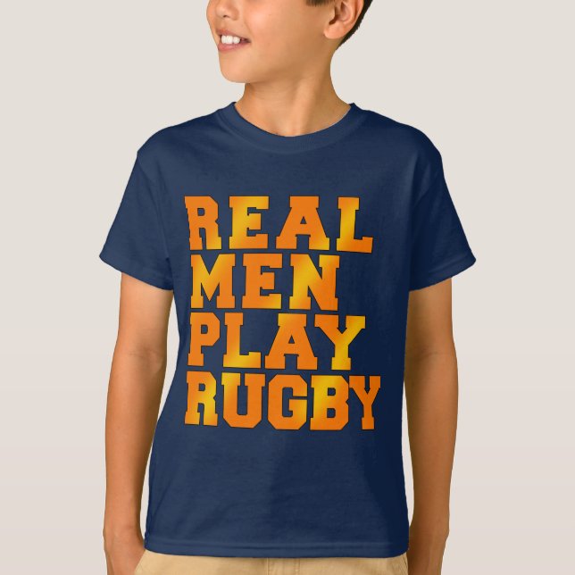 T-shirt Rugby real do jogo dos homens (Frente)