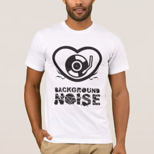 T-shirt Ruído de fundo de Vynil do amor