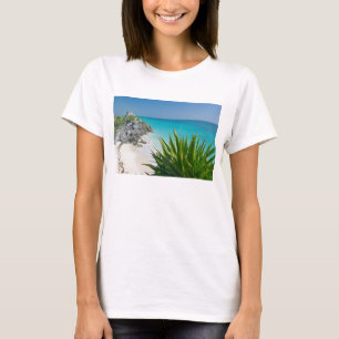 T-shirt Ruínas maias na praia em Tulum