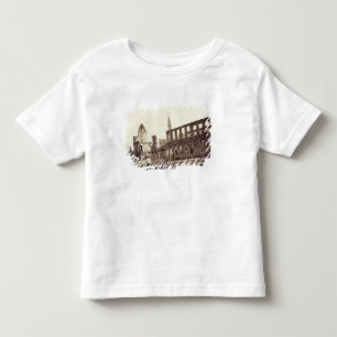 T-shirt Ruínas perto do compartimento de pó, Ypres, em