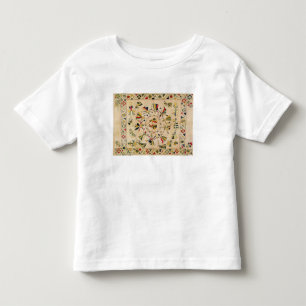 T-shirt Rumal: cobrir quadrado do bordado que mostra o