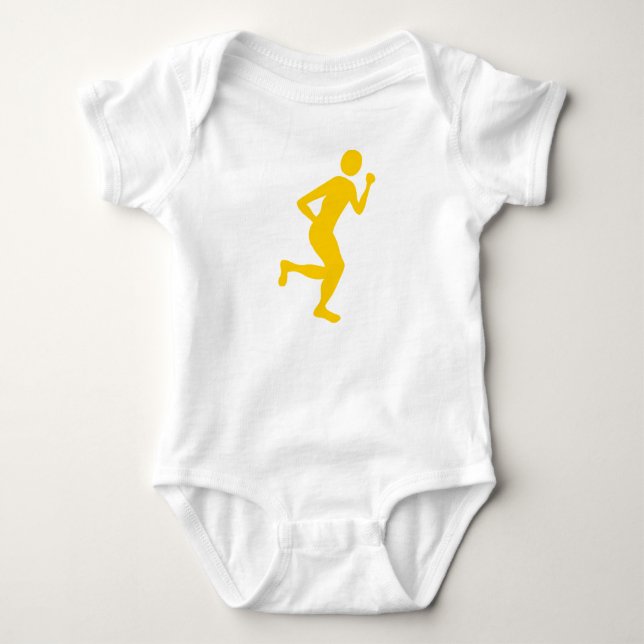 T-shirt Runner (Homem) - Amber (Frente)
