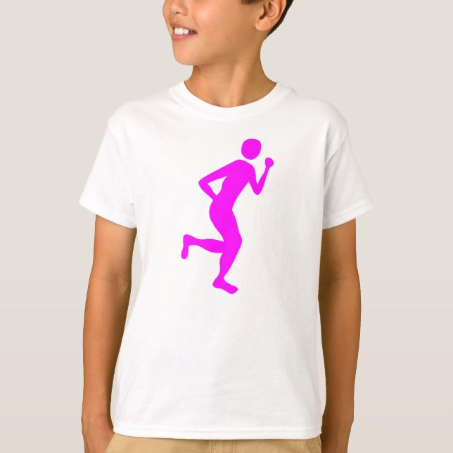 T-shirt Runner (Masculino) - Magenta (Frente)