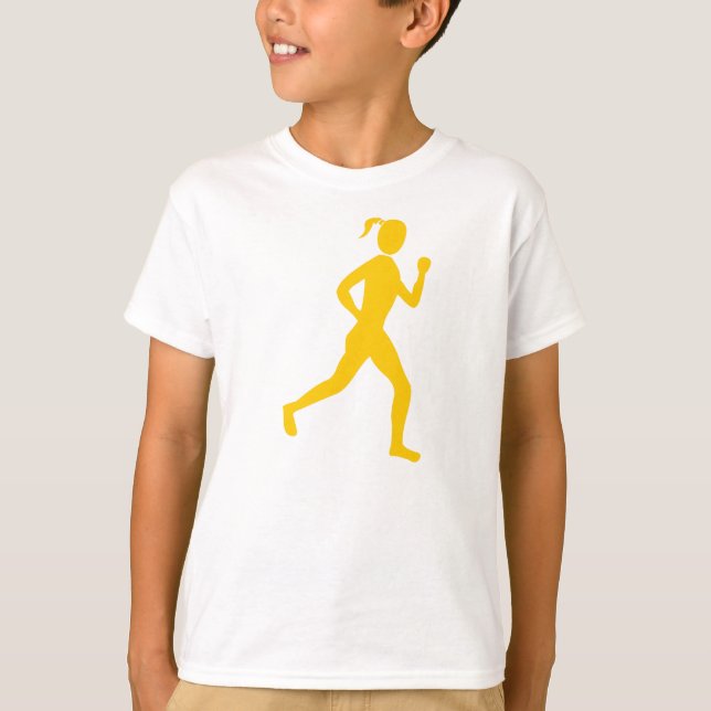 T-shirt Runner (Mulher) - Amber (Frente)