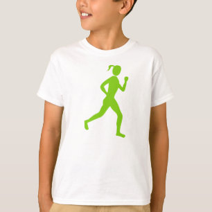 T-shirt Runner (Mulher) - Verde Marciano