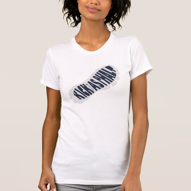 T-SHIRT RUNNING DO ASFALTO DO PONTAPÉ (Frente)