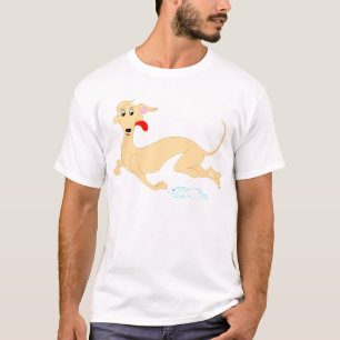 T-shirt Running do coelho e do galgo