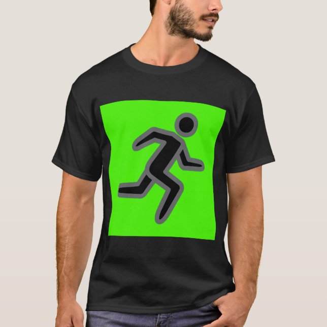 T-shirt Running original do homem de FASLON (Frente)