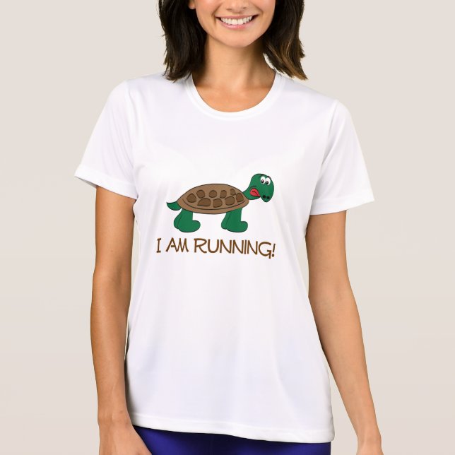 T-shirt Running Tortoise (Frente)