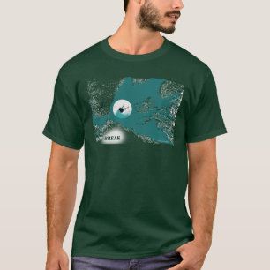 T-shirt ruptura do ponto