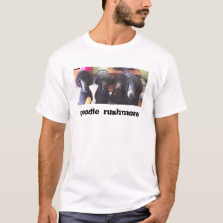 T-shirt rushmore da caniche