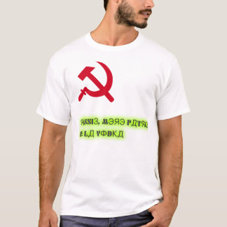 T-shirt Rússia, pátria da vodca: DD