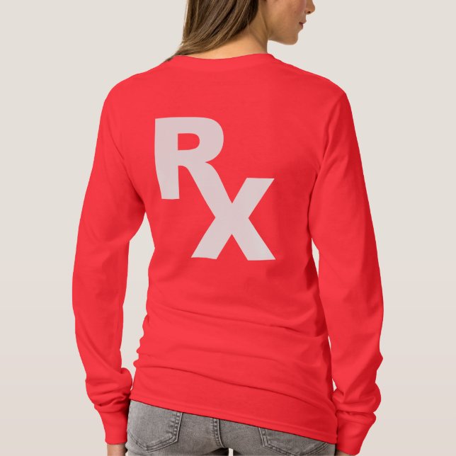 T-shirt RX - branco (Verso)