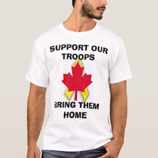 T-shirt s45new, canadian.gif novo, APOIAM NOSSO TROOPSBRI…