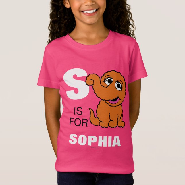 T-shirt S é para Snuffleupagus | Adicione seu nome (Frente)