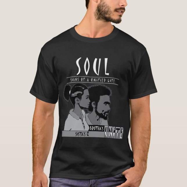 T-shirt S.O.U.L. Tshirt de Sista Brotha (Frente)