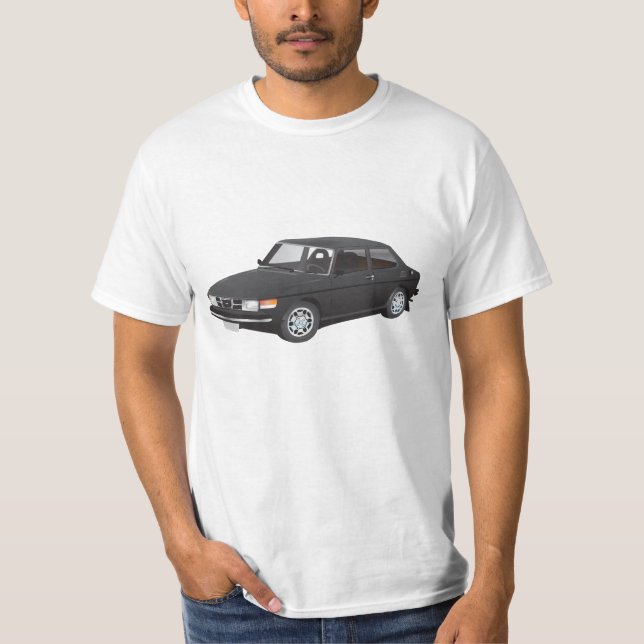 T-shirt SAAB 99 preto (Frente)