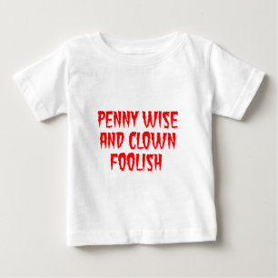 T-shirt Sábio com Centavos e Tolo com Palhaços