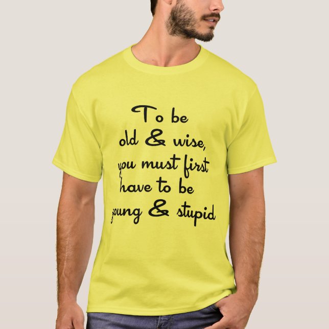 T-shirt sábio das citações (Frente)