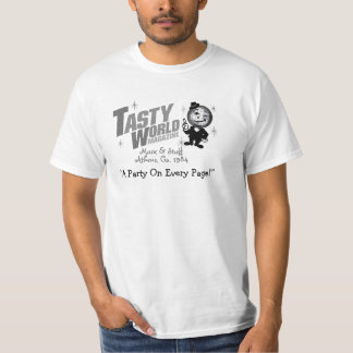 T-shirt saboroso do compartimento do mundo
