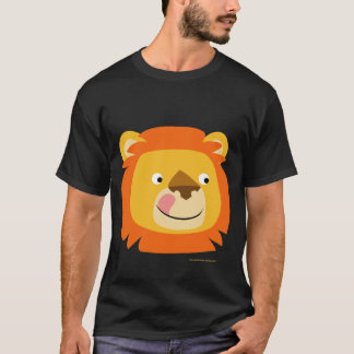 T-shirt saboroso do leão dos desenhos animados