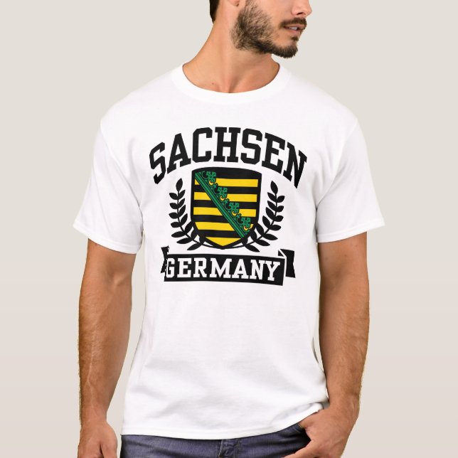 T-shirt Sachsen Alemanha (Frente)