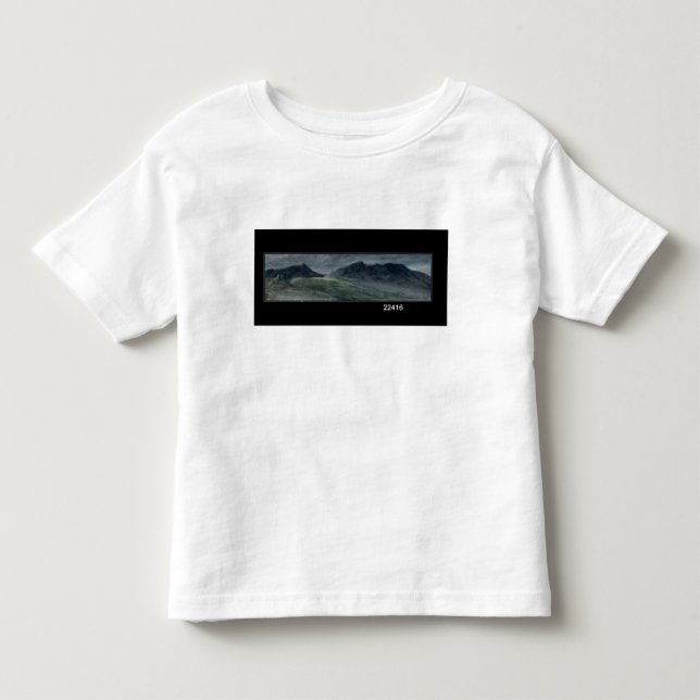 T-shirt Saddleback de John Constable | e parte de Skiddaw (Frente)