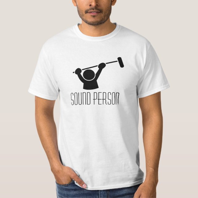 T-shirt sadio da pessoa (Frente)