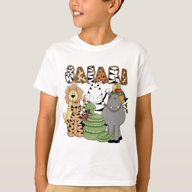 T-shirt Safari animal (Frente)