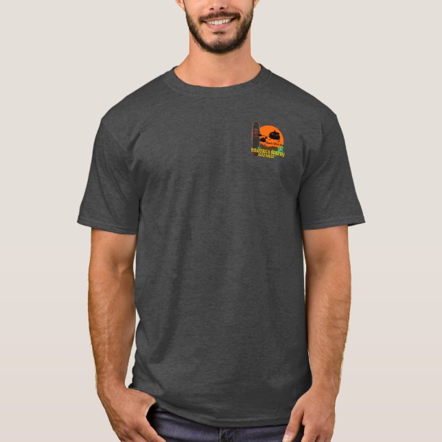 T-shirt Safari surfando (Frente)