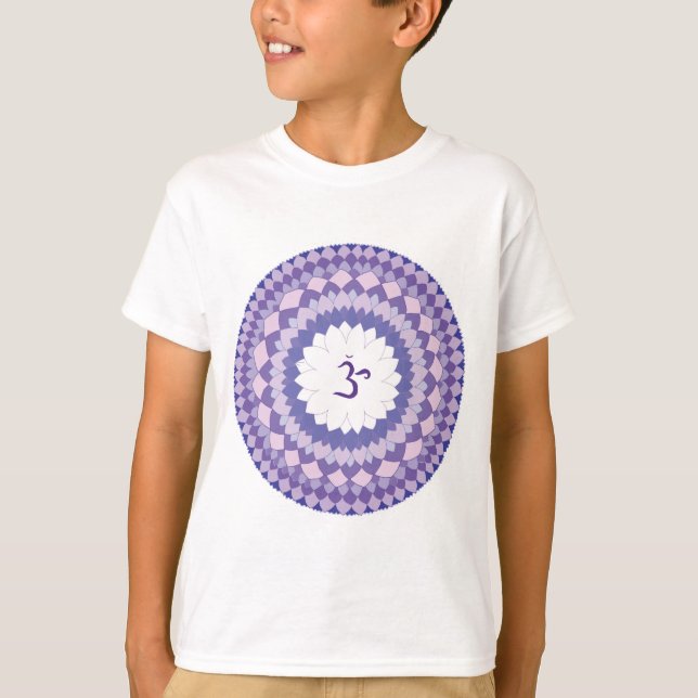 T-shirt Sahasrara chakra mandala (Frente)