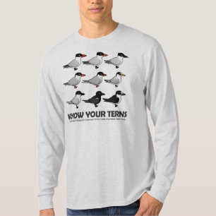 T-shirt Saiba suas andorinhas-do-mar