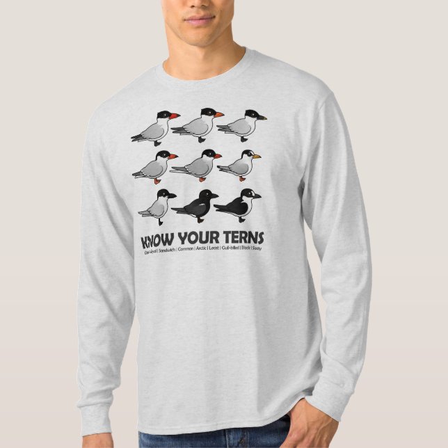 T-shirt Saiba suas andorinhas-do-mar (Frente)