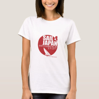 T-shirt Sail4Japan + 寄付 $5 para mulheres