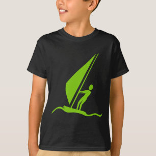 T-shirt Sailboarding - verde de Marciano