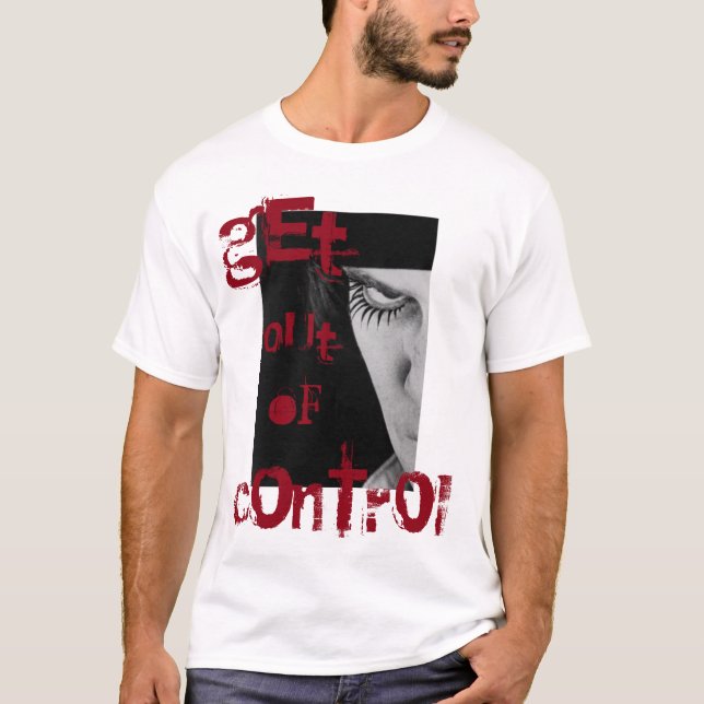 T-Shirt 'SAIR DO CONTROLE' (Frente)